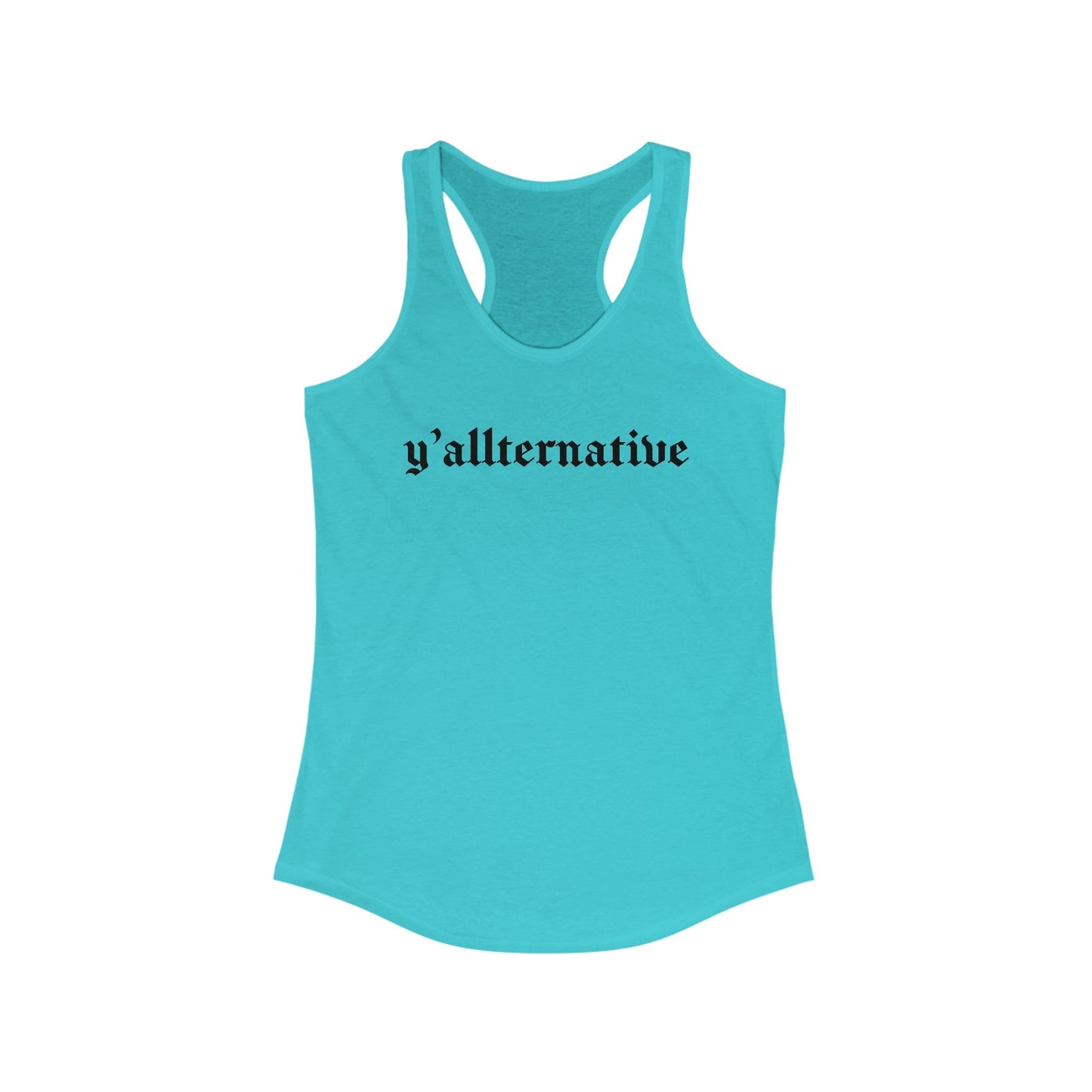 Y'allternative Women's Racerback Tank