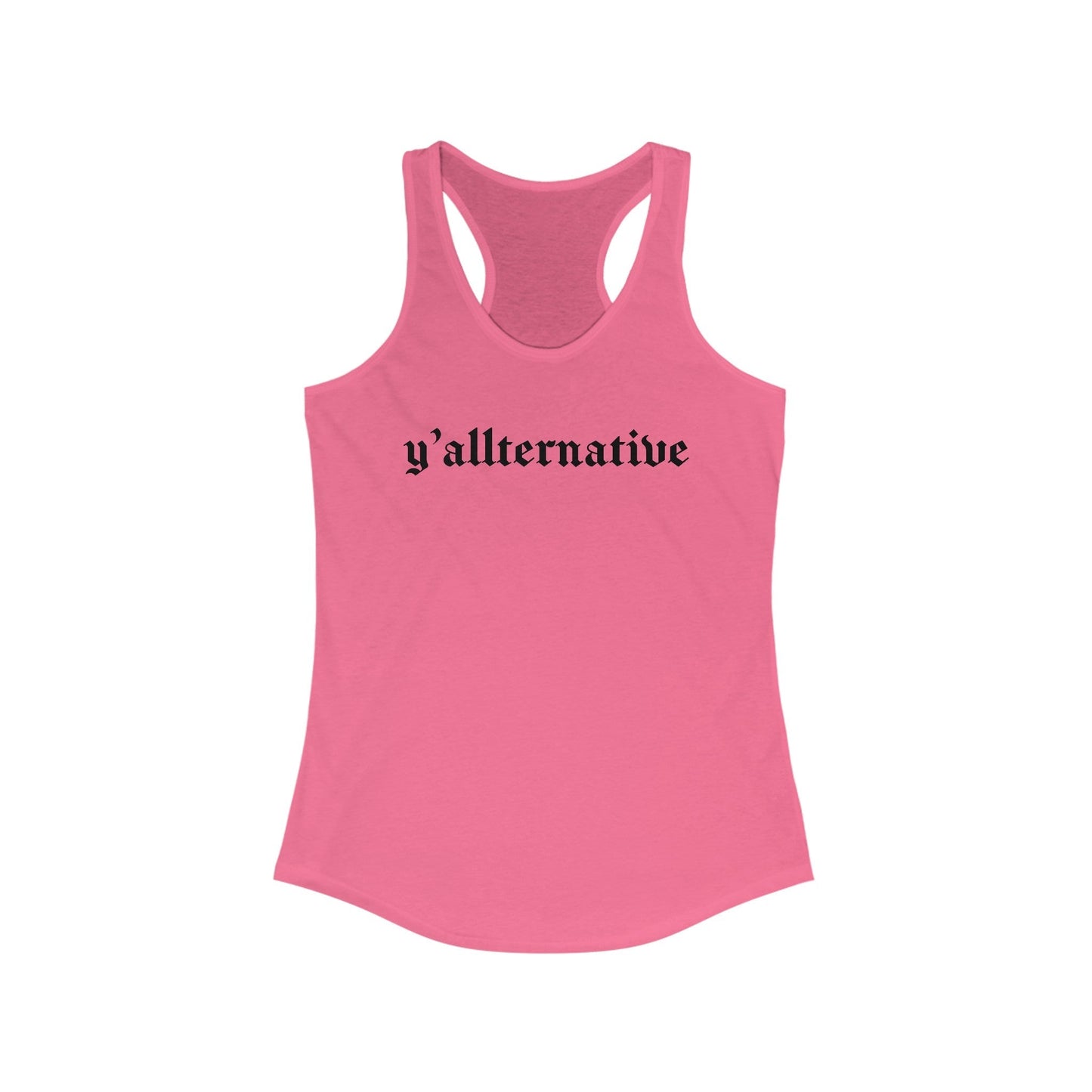 Y'allternative Women's Racerback Tank