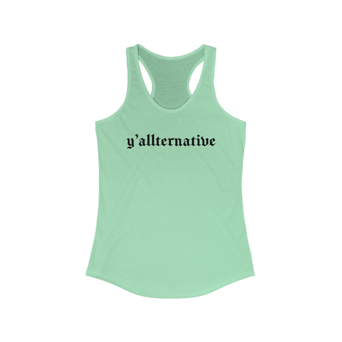 Y'allternative Women's Racerback Tank