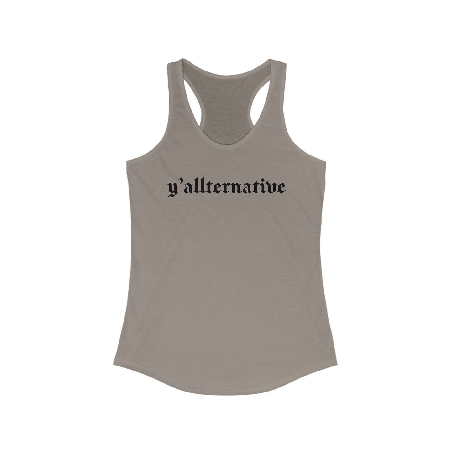 Y'allternative Women's Racerback Tank