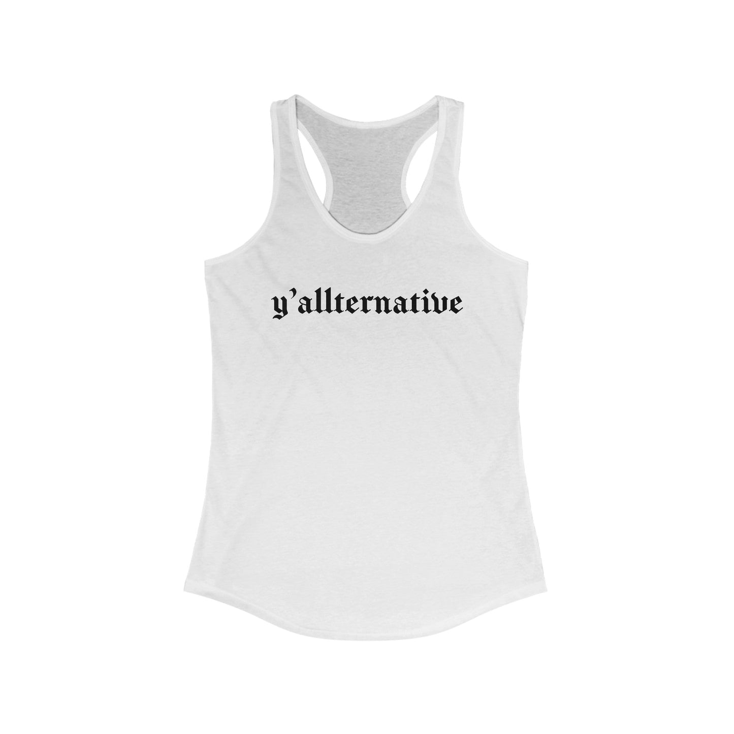 Y'allternative Women's Racerback Tank