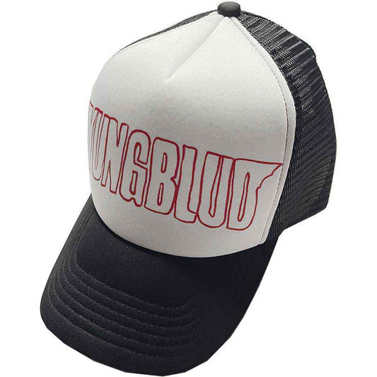 YUNGBLUD Red Logo Outline [Hat] - Rock Band Apparel