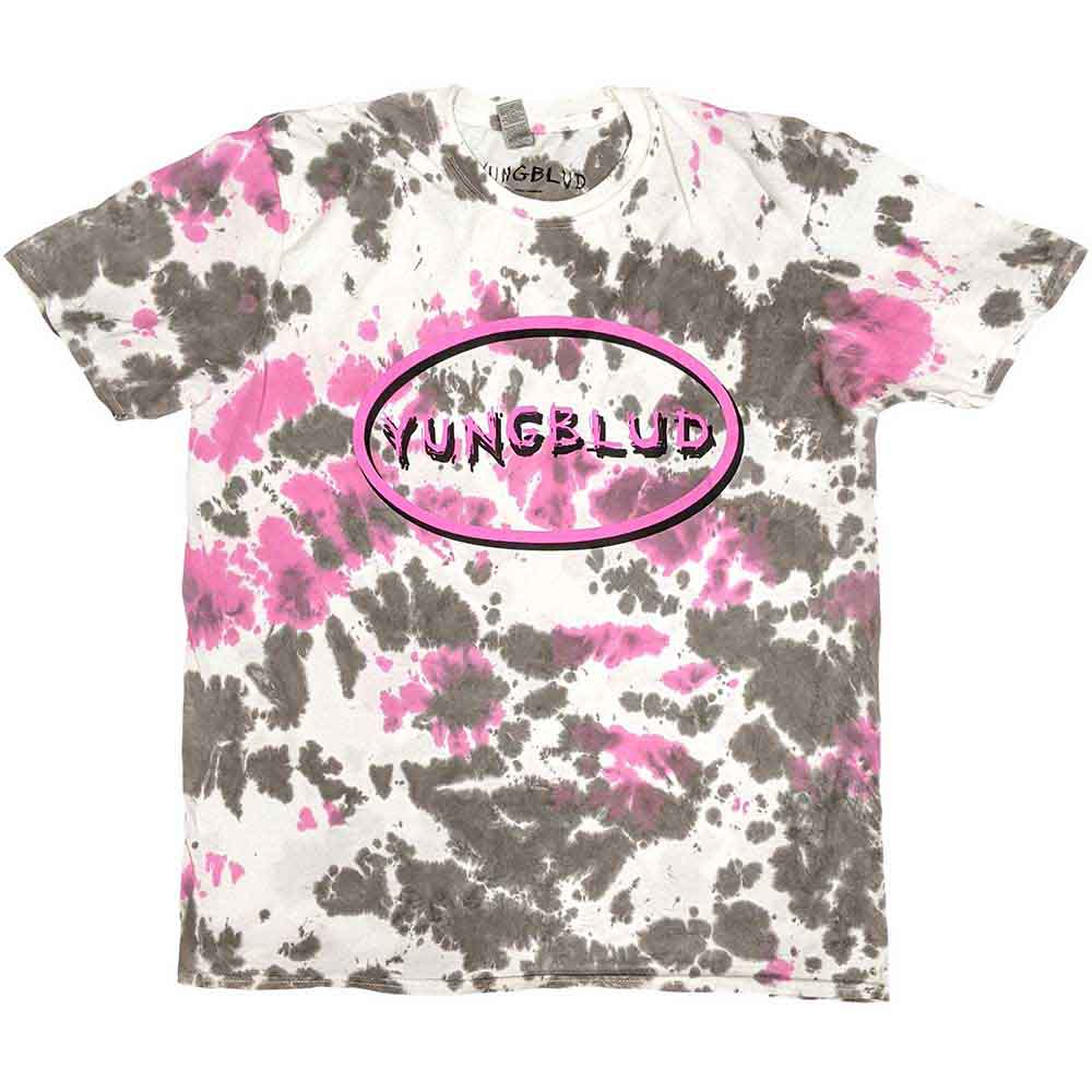 YUNGBLUD Scratch Logo Oval [T-Shirt] - Rock Band Apparel