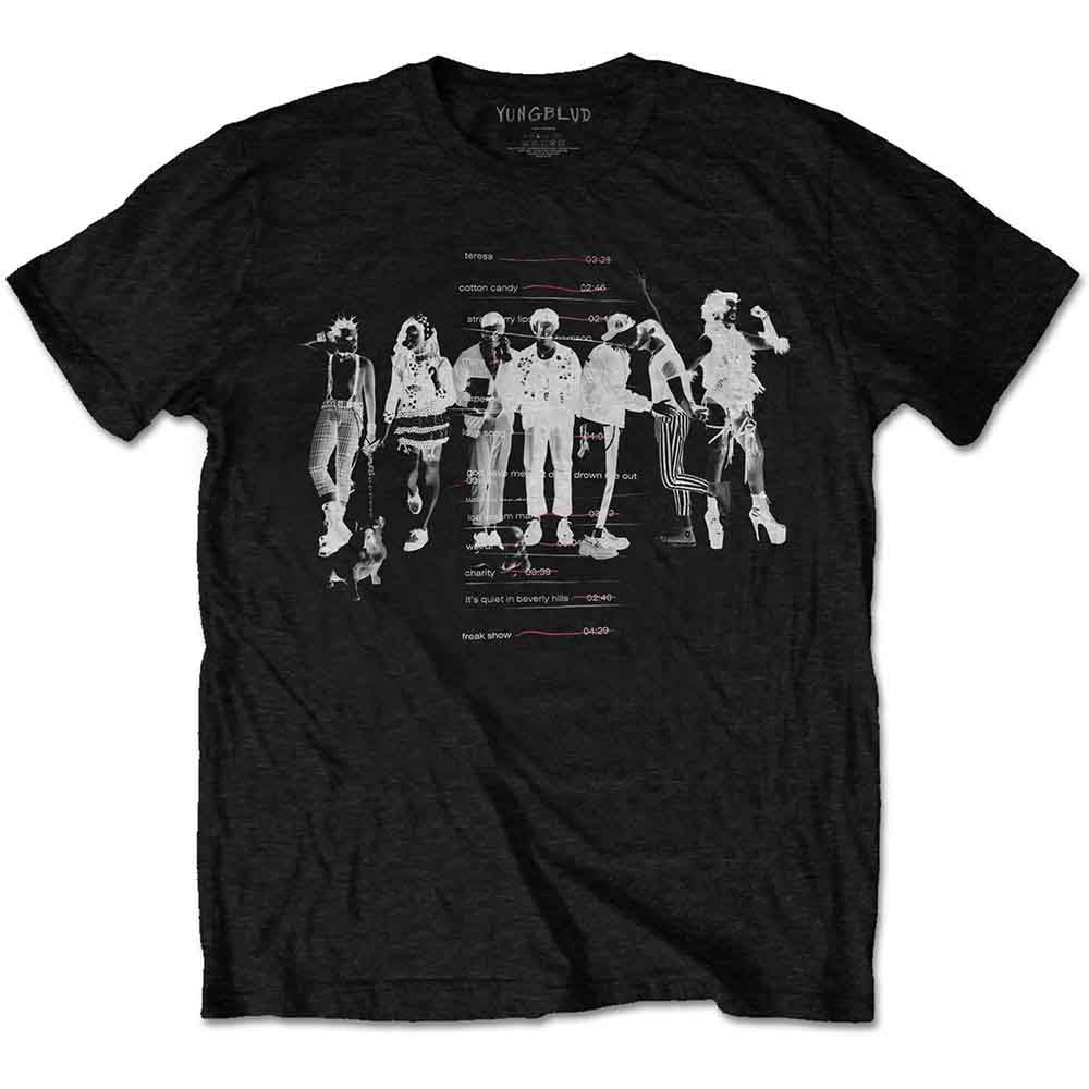 YUNGBLUD Weird Track list [T-Shirt] - Rock Band Apparel