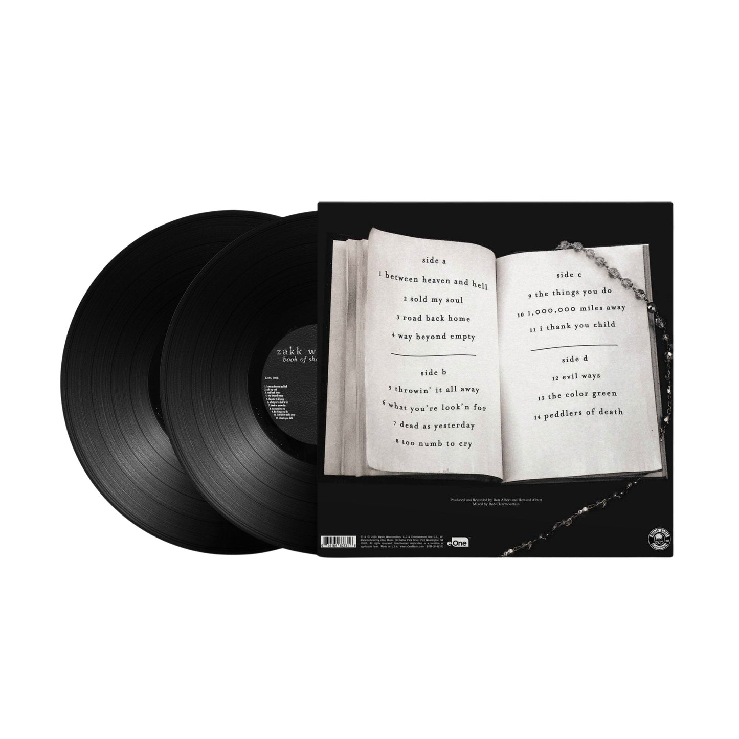 Zakk Wylde - Book of Shadows Black Vinyl