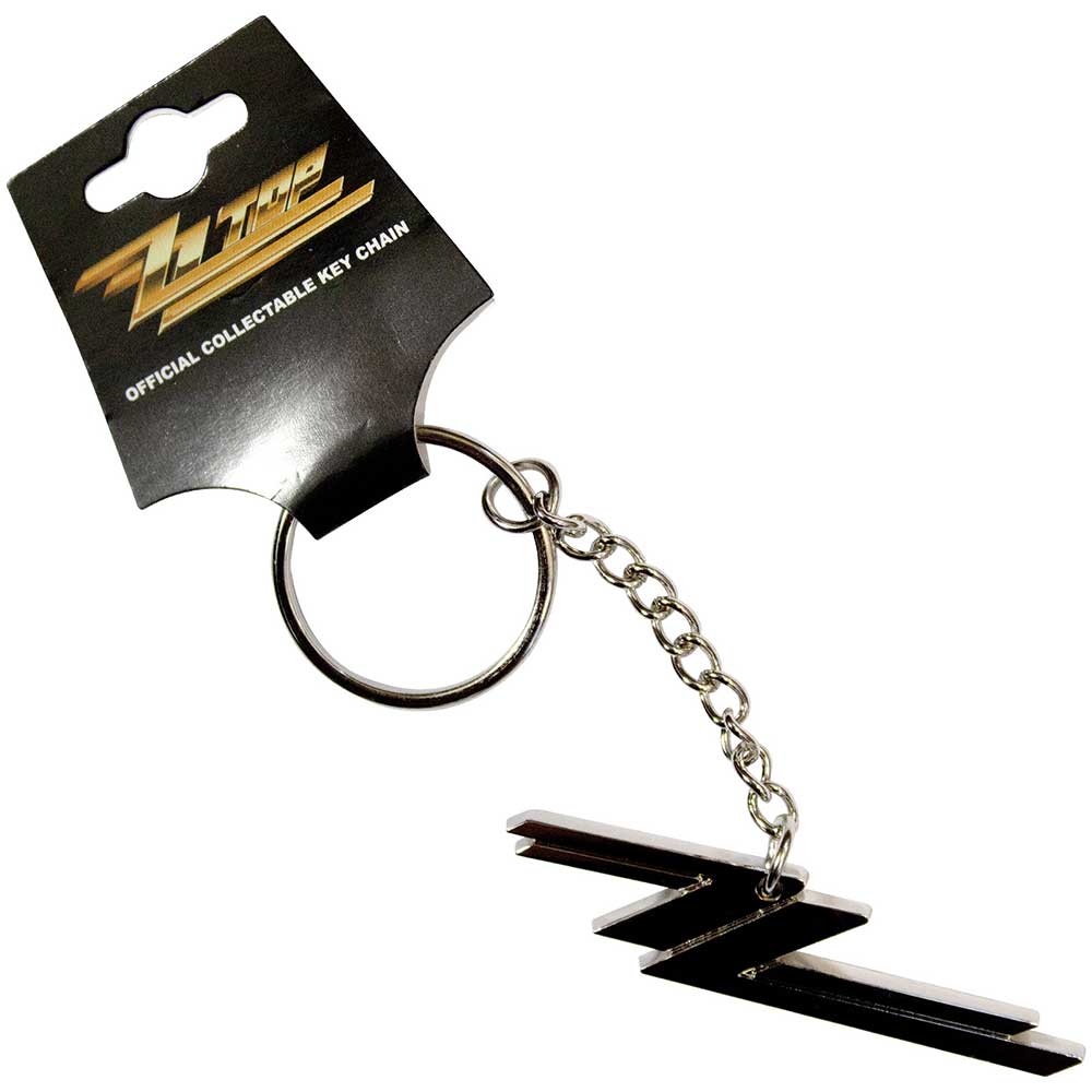 ZZ Top Twin Zees Logo [Keychain] - Rock Band Apparel